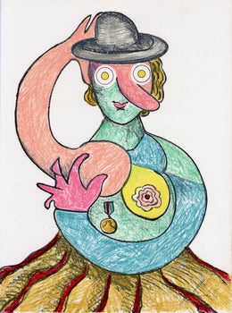 Enrico Baj, Composition, Variations Sur L'Imaginaire, Lithograph