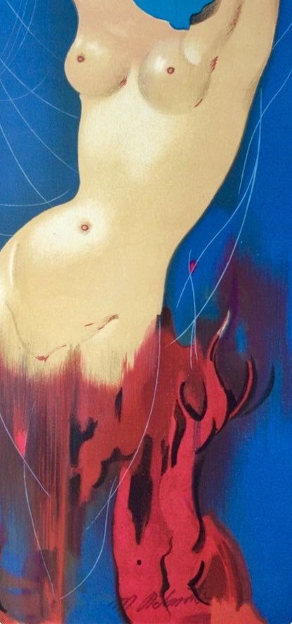 Marcel Delmotte, Composition, Variations Sur L'Imaginaire, Lithograph