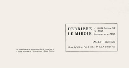 Henri Rousseau, La Rue, Derrire Le Miroir, Lithograph