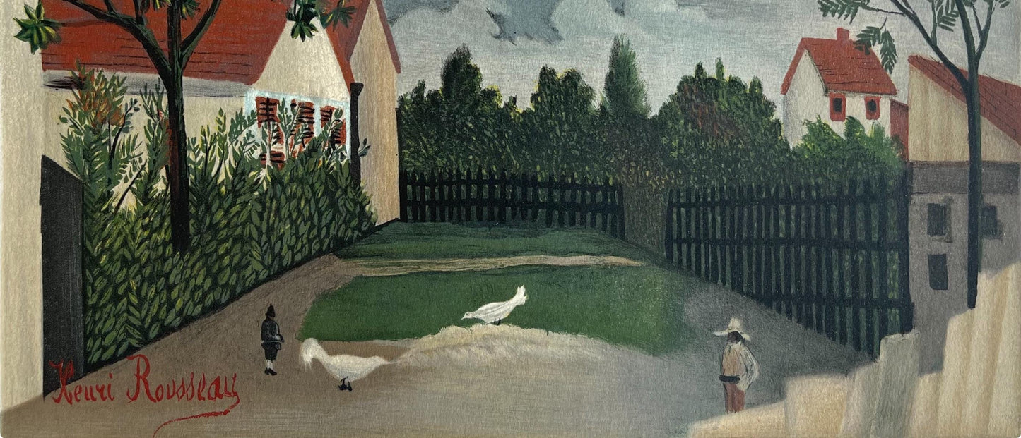 Henri Rousseau, La Rue, Derrire Le Miroir, Lithograph