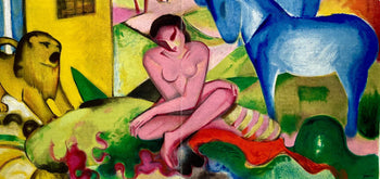 Franz Marc, Der Traum, Derrire Le Miroir, Lithograph