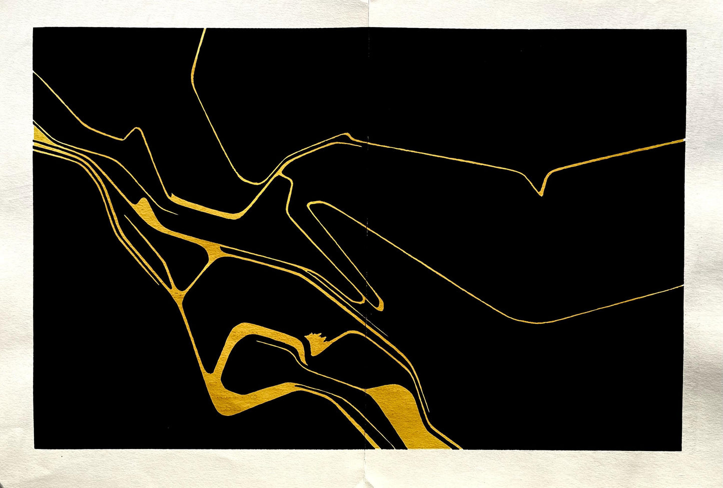 Pablo Palazuelo, Composition, Derrire Le Miroir, Lithograph