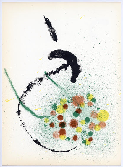 Joan Mir, Composition (Cramer 83; Mourlot 340-347), Derrire Le Miroir, Lithograph