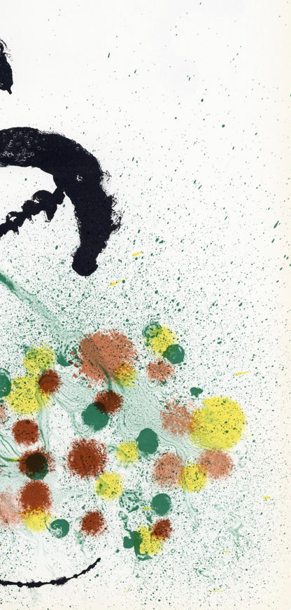 Joan Mir, Composition (Cramer 83; Mourlot 340-347), Derrire Le Miroir, Lithograph