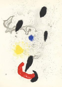 Joan Mir, Composition (Cramer 83; Mourlot 340-347), Derrire Le Miroir, Lithograph