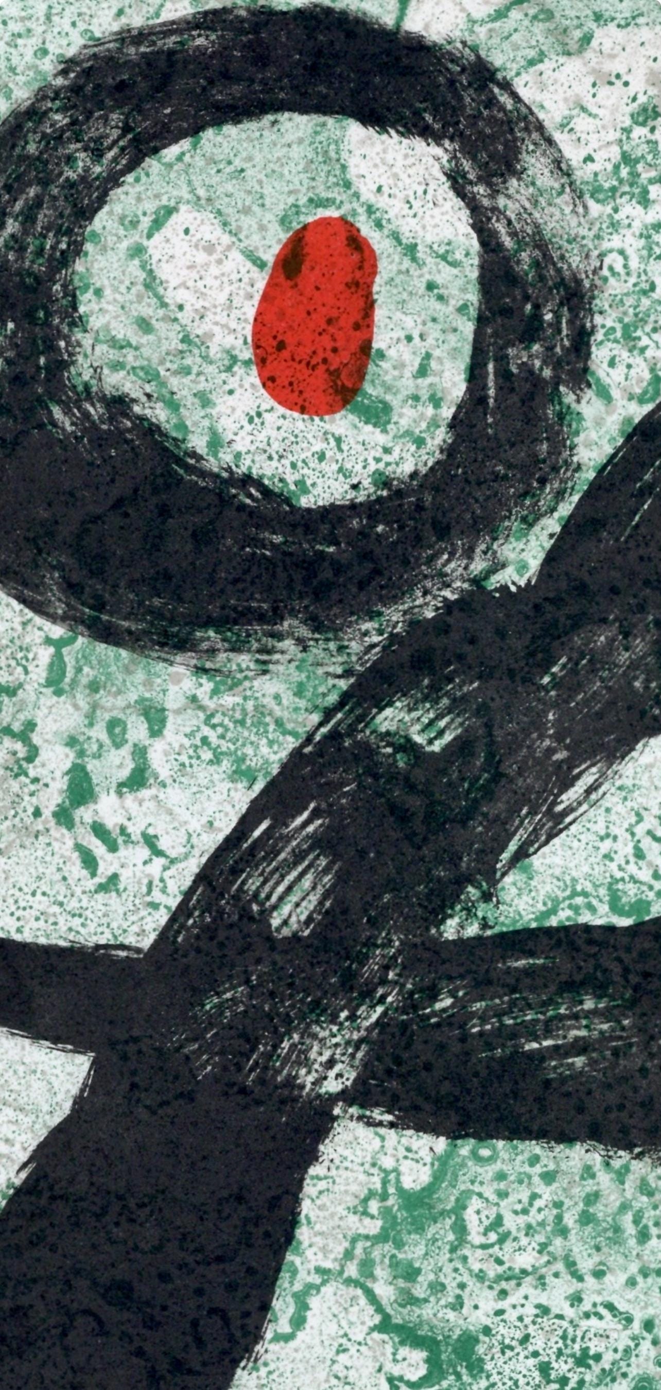 Joan Mir, Composition (Cramer 83; Mourlot 340-347), Derrire Le Miroir, Lithograph