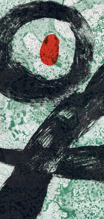 Joan Mir, Composition (Cramer 83; Mourlot 340-347), Derrire Le Miroir, Lithograph