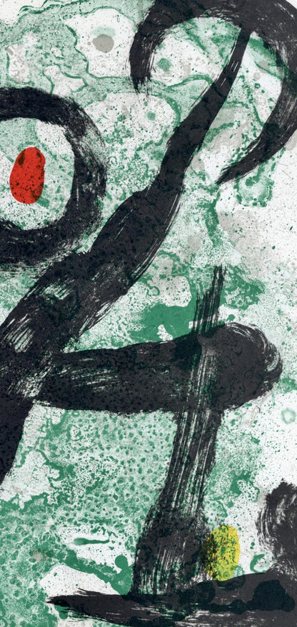 Joan Mir, Composition (Cramer 83; Mourlot 340-347), Derrire Le Miroir, Lithograph