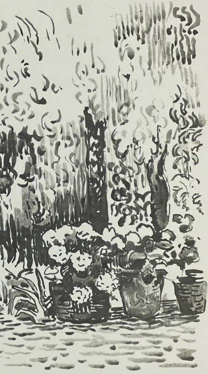 Paul Signac, St-Tropez. Le Jardin, Signac Dessins, Lithograph