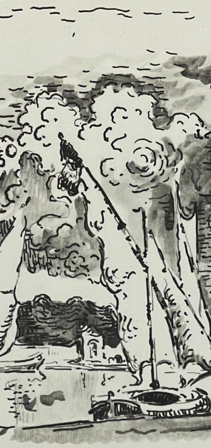 Paul Signac, St-Tropez, Signac Dessins, Lithograph