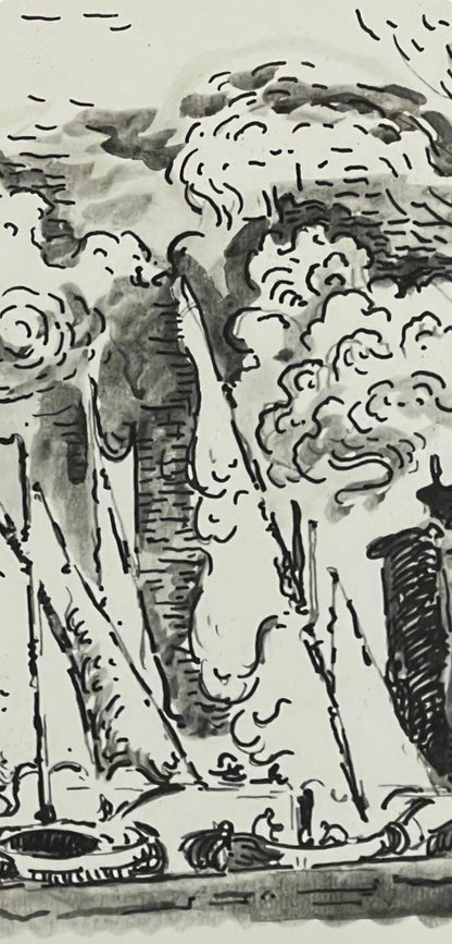 Paul Signac, St-Tropez, Signac Dessins, Lithograph