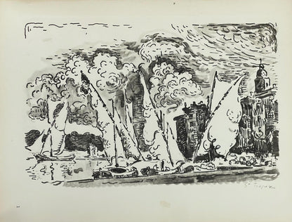 Paul Signac, St-Tropez, Signac Dessins, Lithograph