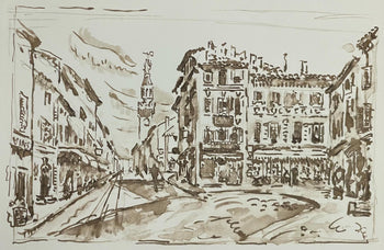 Paul Signac, Avignon. Le Motif De Jongkind, Signac Dessins, Lithograph