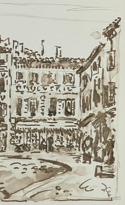 Paul Signac, Avignon. Le Motif De Jongkind, Signac Dessins, Lithograph