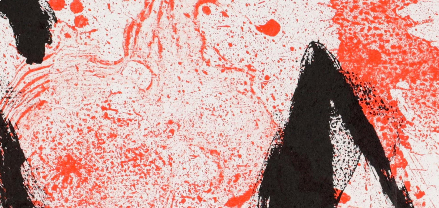 Joan Mir, Composition (Cramer 83; Mourlot 340-347), Derrire Le Miroir, Lithograph