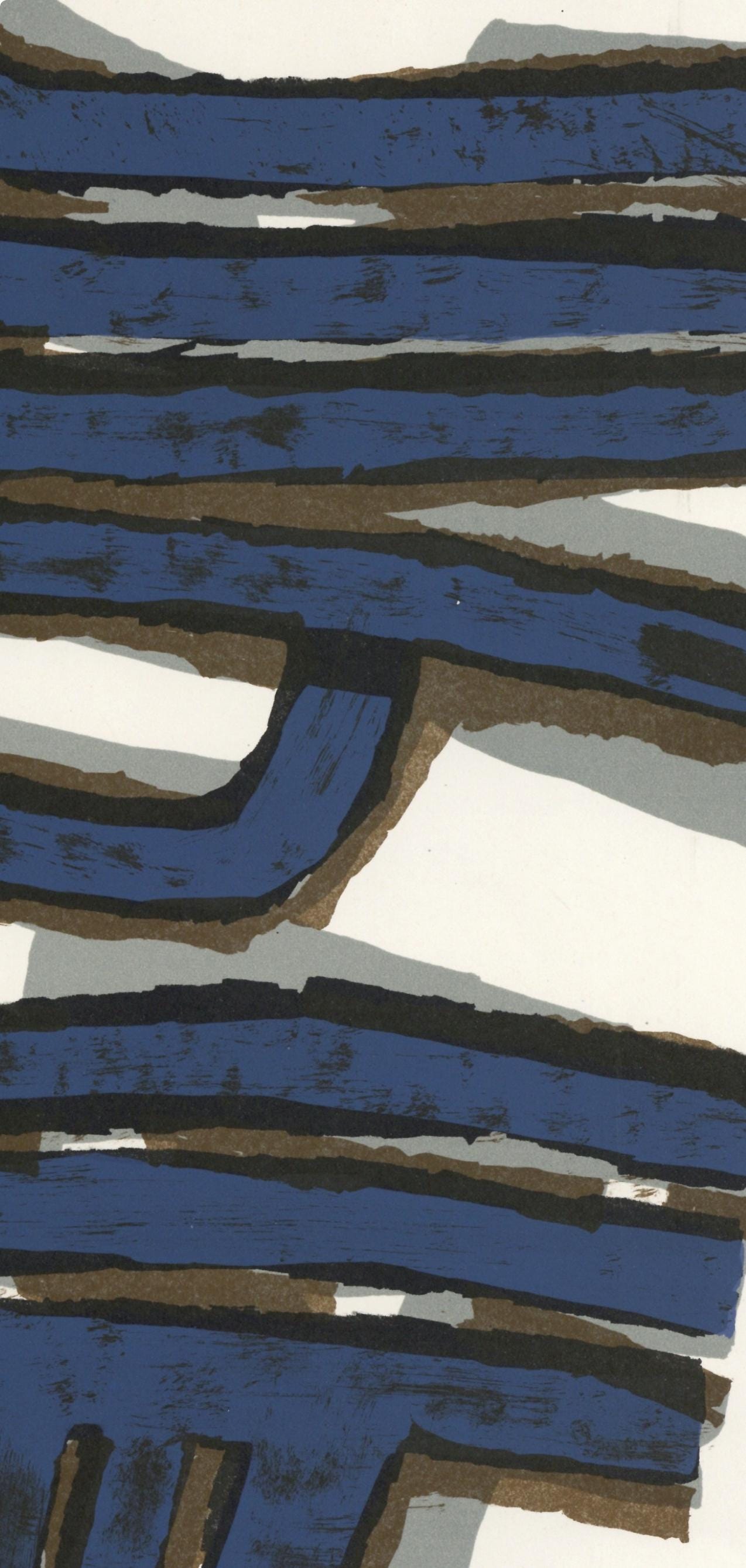 Raoul Ubac, Composition, Derrire Le Miroir, Lithograph