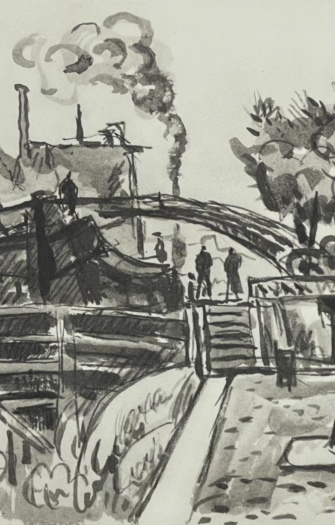 Paul Signac, L'Htel Du Nord, Signac Dessins, Lithograph