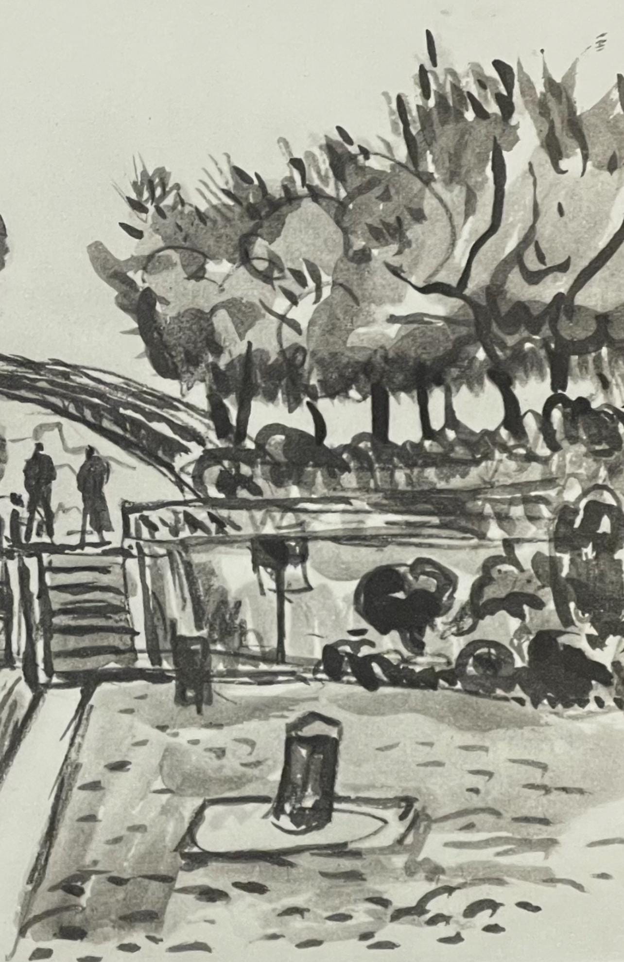 Paul Signac, L'Htel Du Nord, Signac Dessins, Lithograph