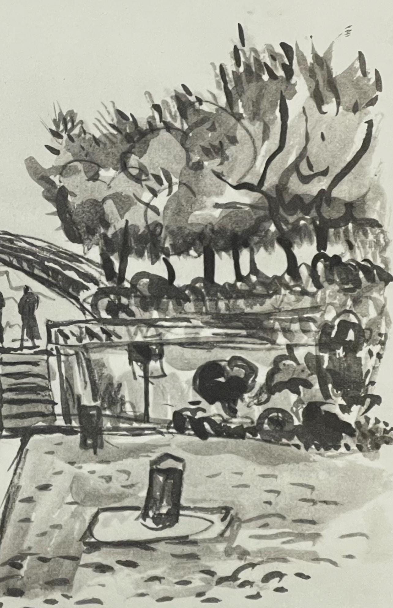 Paul Signac, L'Htel Du Nord, Signac Dessins, Lithograph