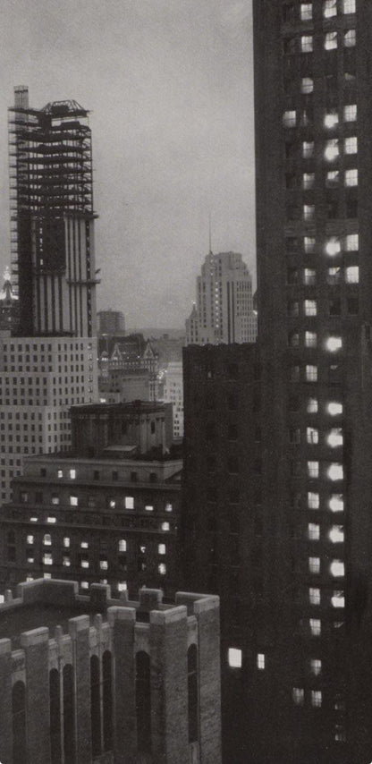 Alfred Stieglitz, Evening From The Shelton, Alfred Stieglitz Memorial Portfolio 1864-1946, Halftone