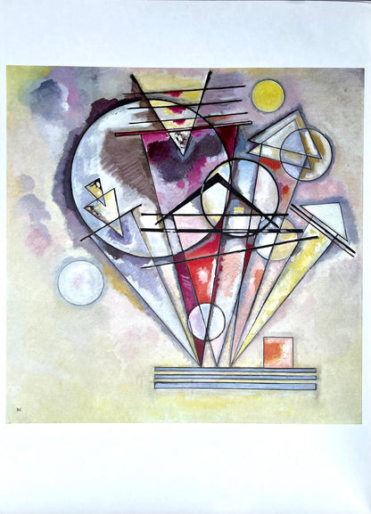 Wassily Kandinsky, Composition, Derrire Le Miroir, Lithograph