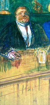 Henri De Toulouse-Lautrec, Composition, Derrire Le Miroir, Lithograph