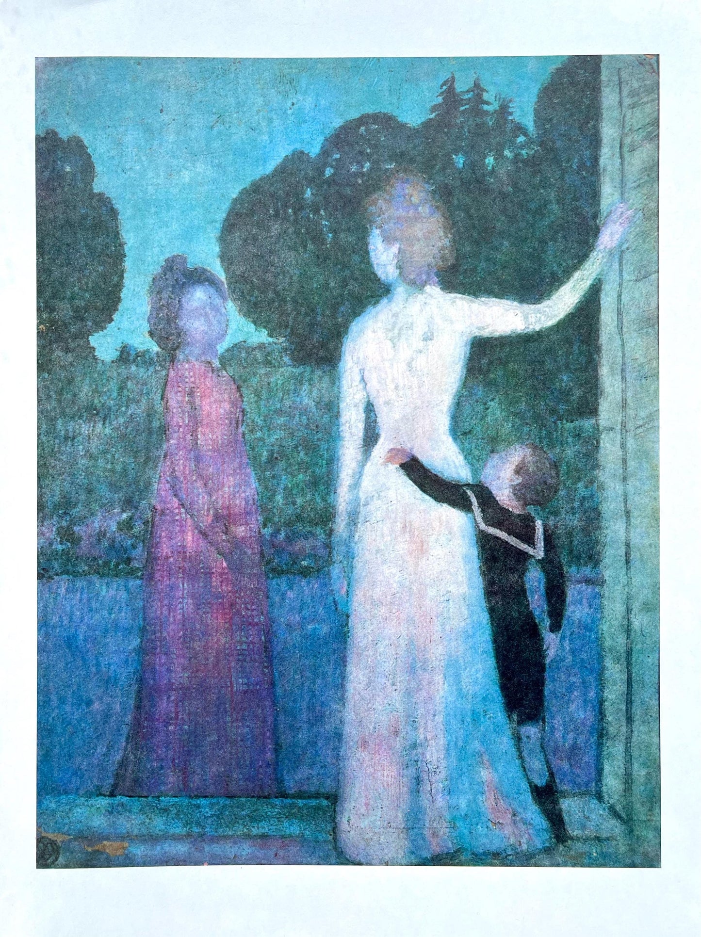 Maurice Denis, Composition, Derrire Le Miroir, Lithograph