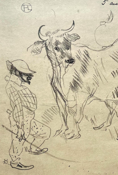 Henri De Toulouse-Lautrec, Composition, Derrire Le Miroir, Lithograph