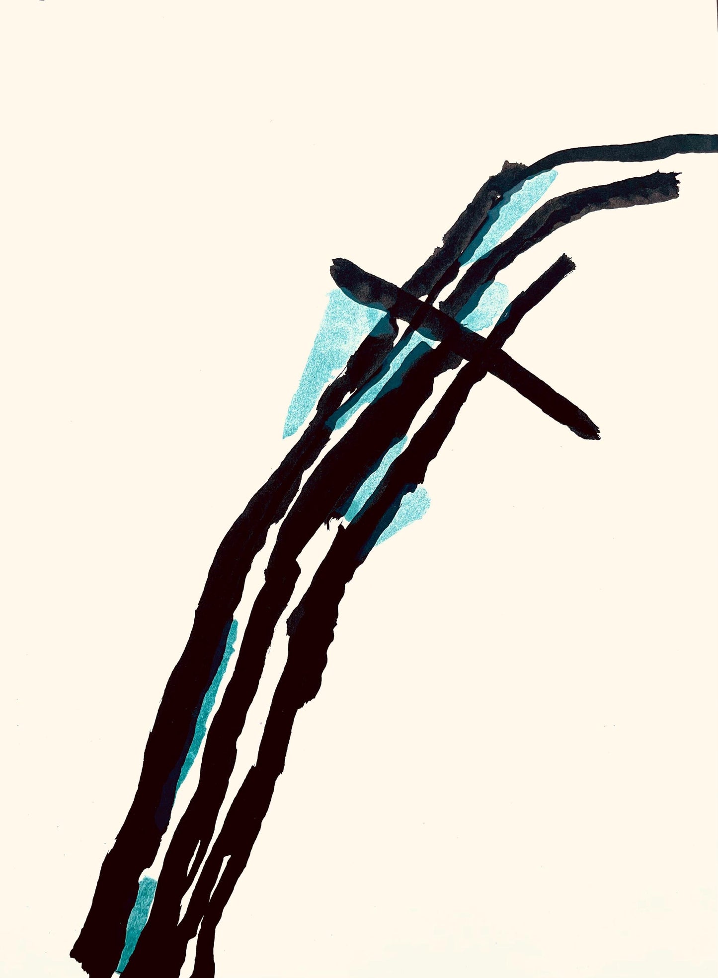 Pierre Tal-Coat, Composition, Derrire Le Miroir, Lithograph