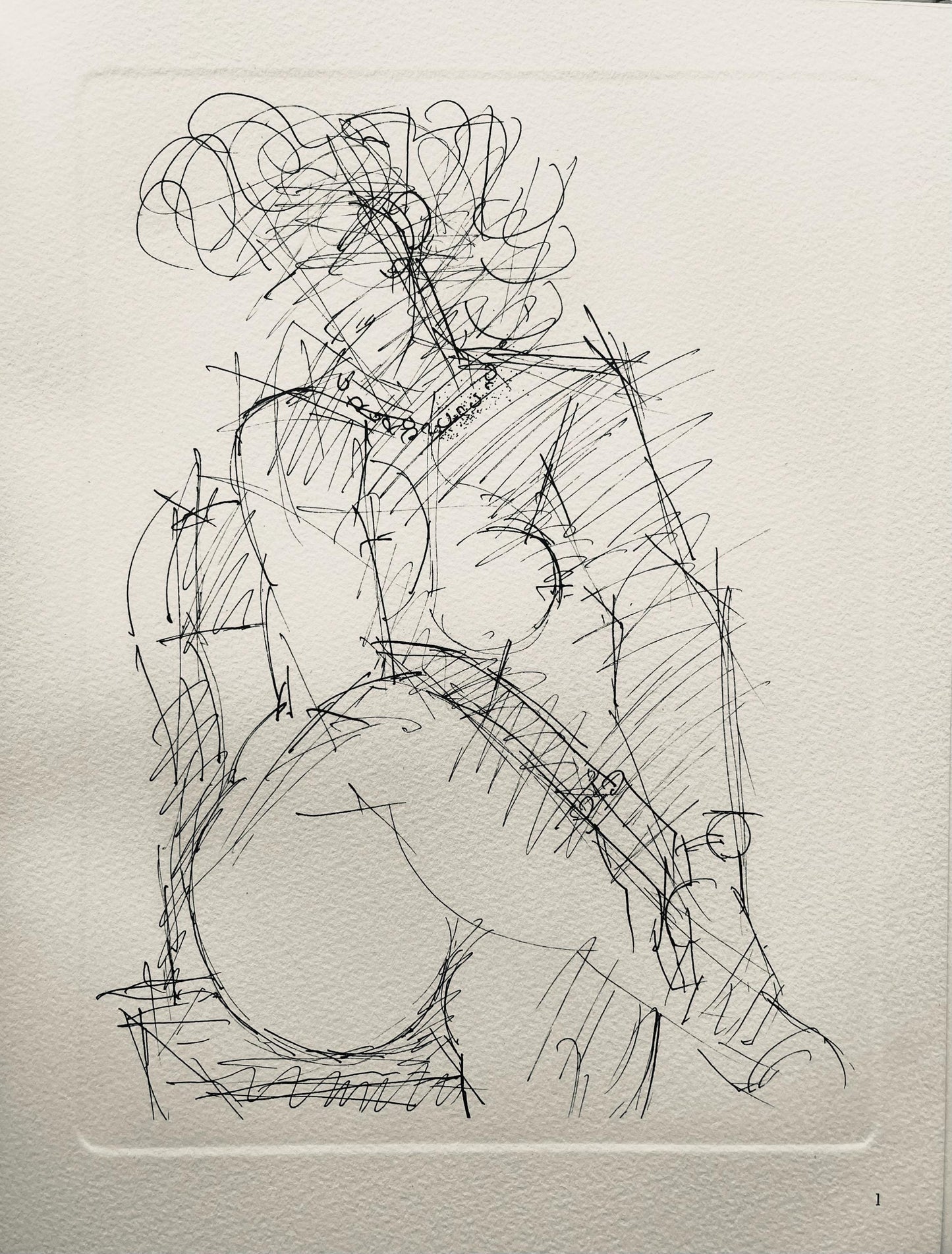 Marcel Gromaire, Composition, Gromaire, Lithograph