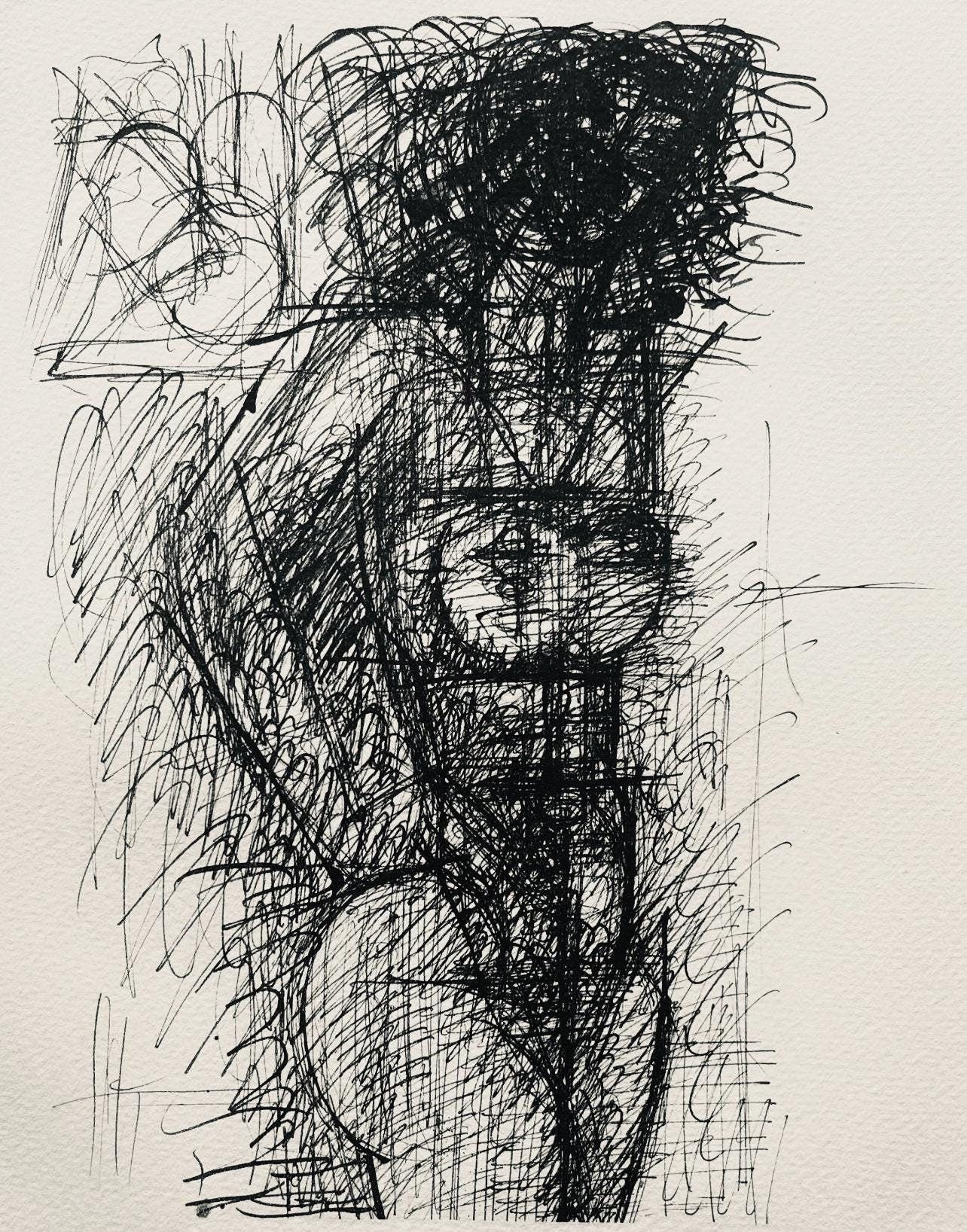 Marcel Gromaire, Composition, Gromaire, Lithograph