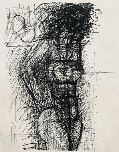 Marcel Gromaire, Composition, Gromaire, Lithograph