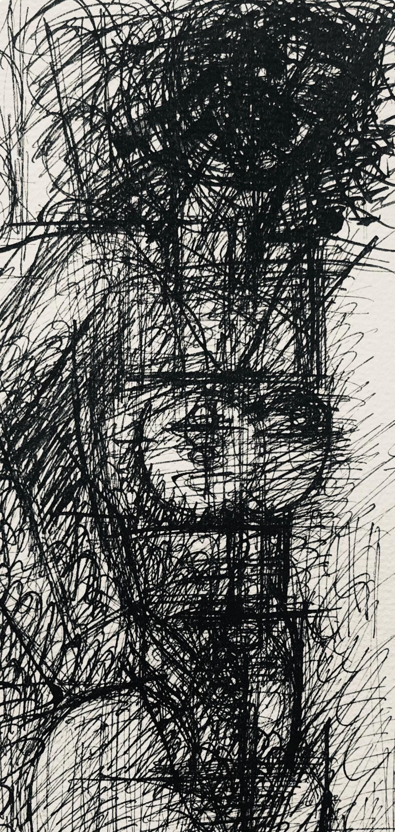 Marcel Gromaire, Composition, Gromaire, Lithograph