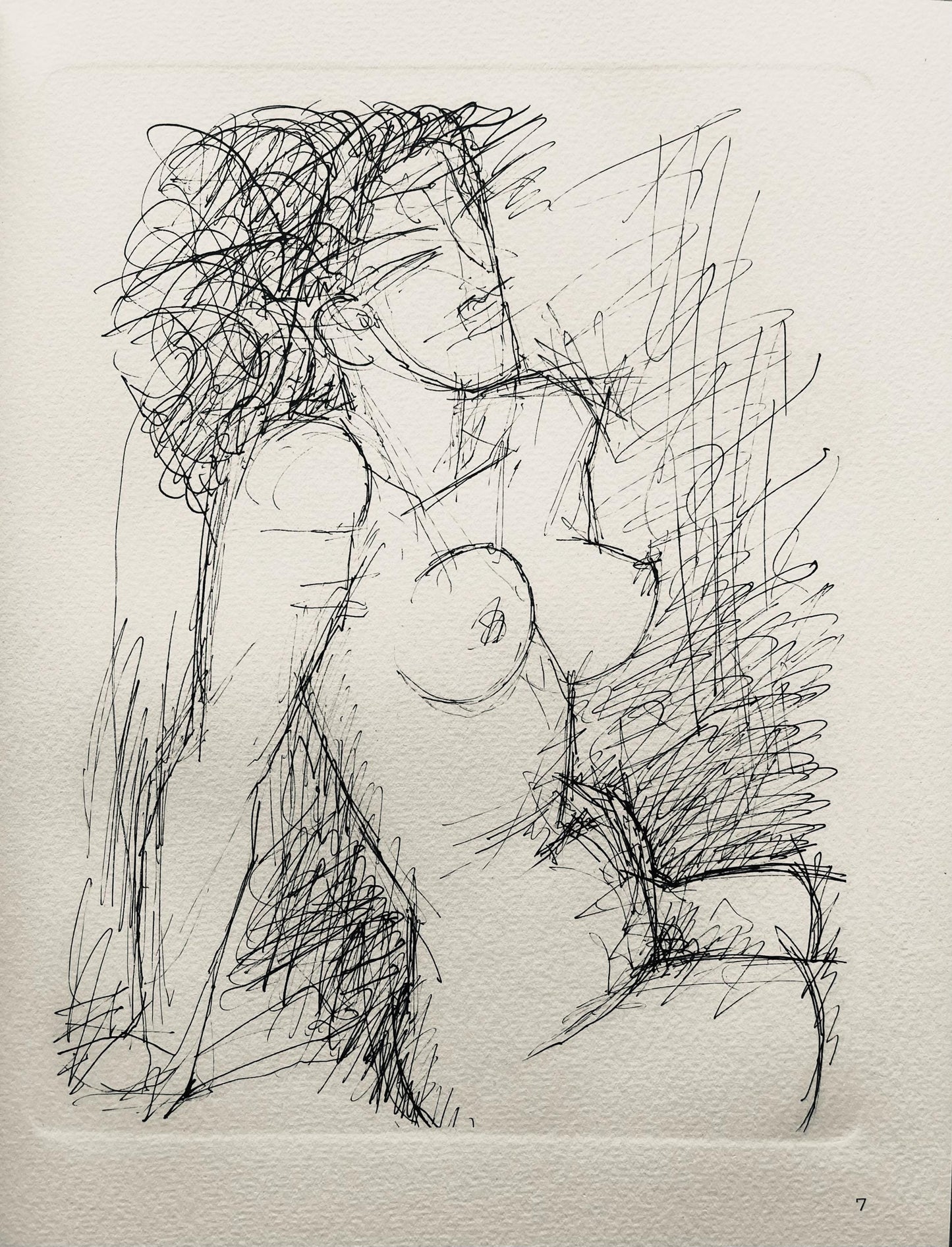 Marcel Gromaire, Composition, Gromaire, Lithograph