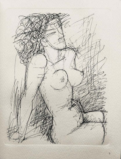 Marcel Gromaire, Composition, Gromaire, Lithograph