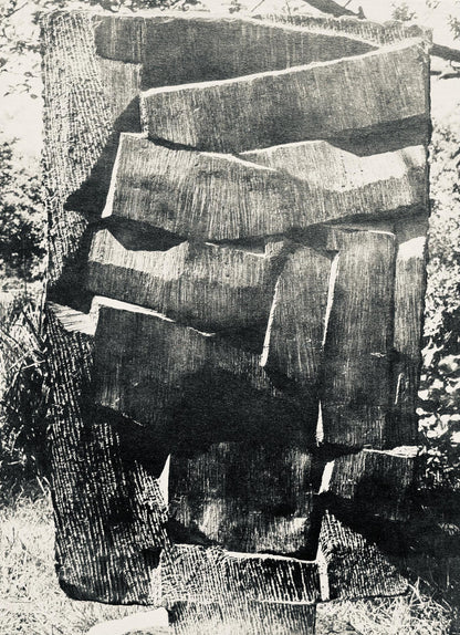 Raoul Ubac, Composition, Derrire Le Miroir, Lithograph