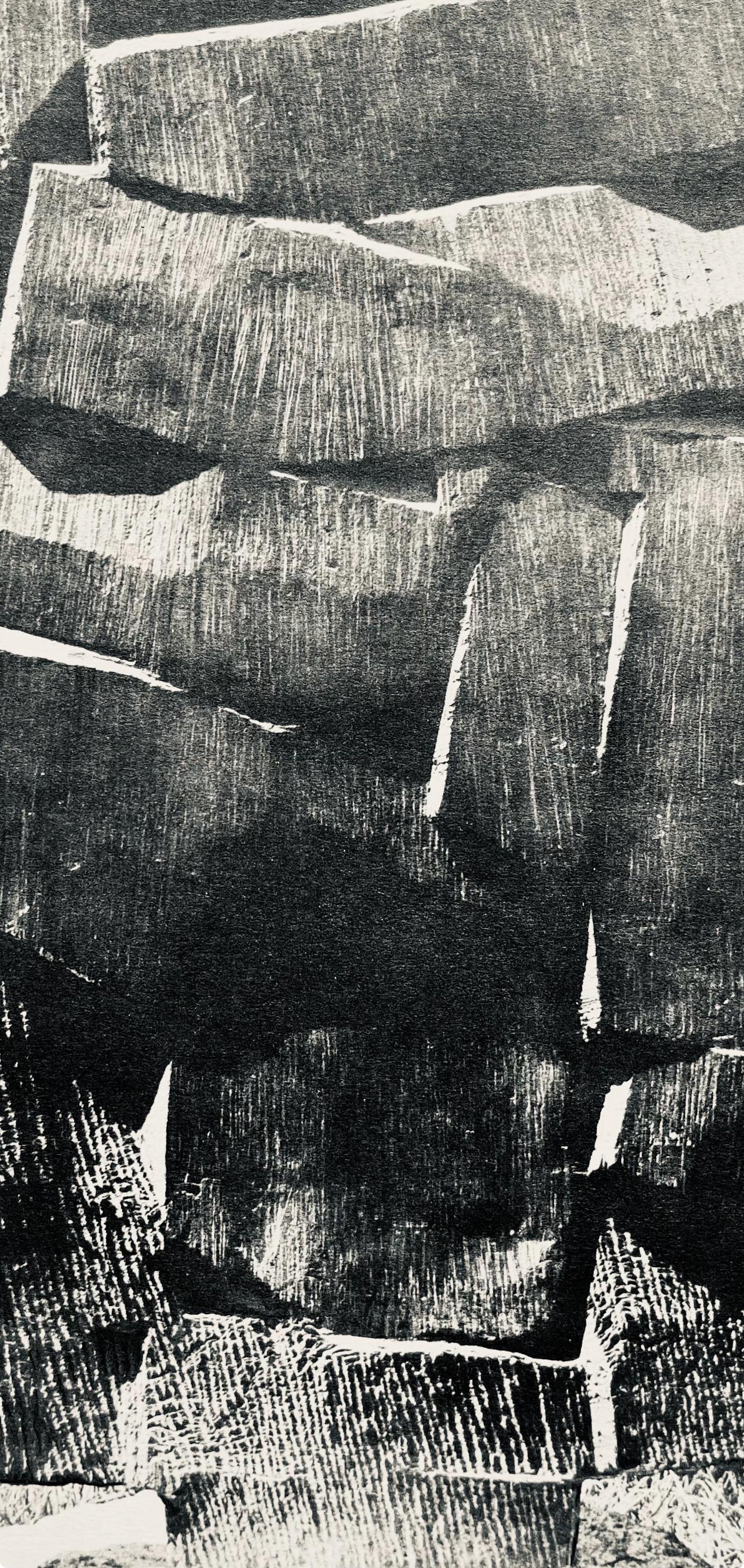 Raoul Ubac, Composition, Derrire Le Miroir, Lithograph