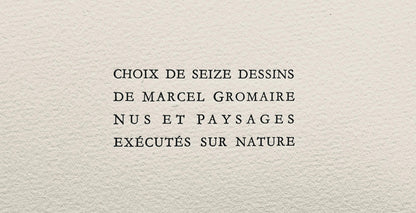 Marcel Gromaire, Composition, Gromaire, Lithograph