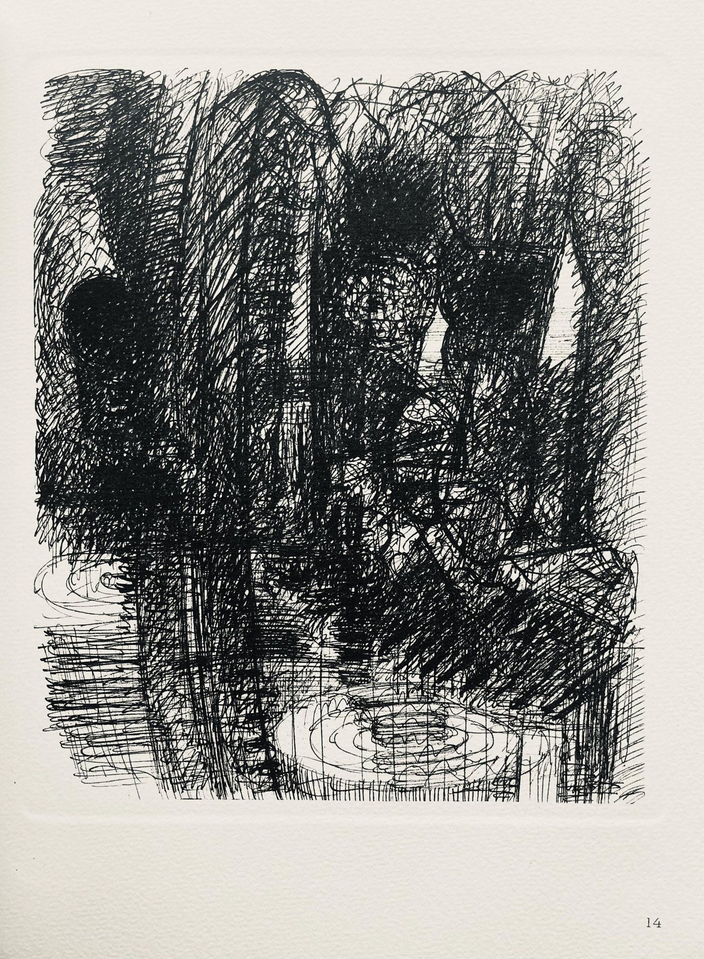 Marcel Gromaire, Composition, Gromaire, Lithograph