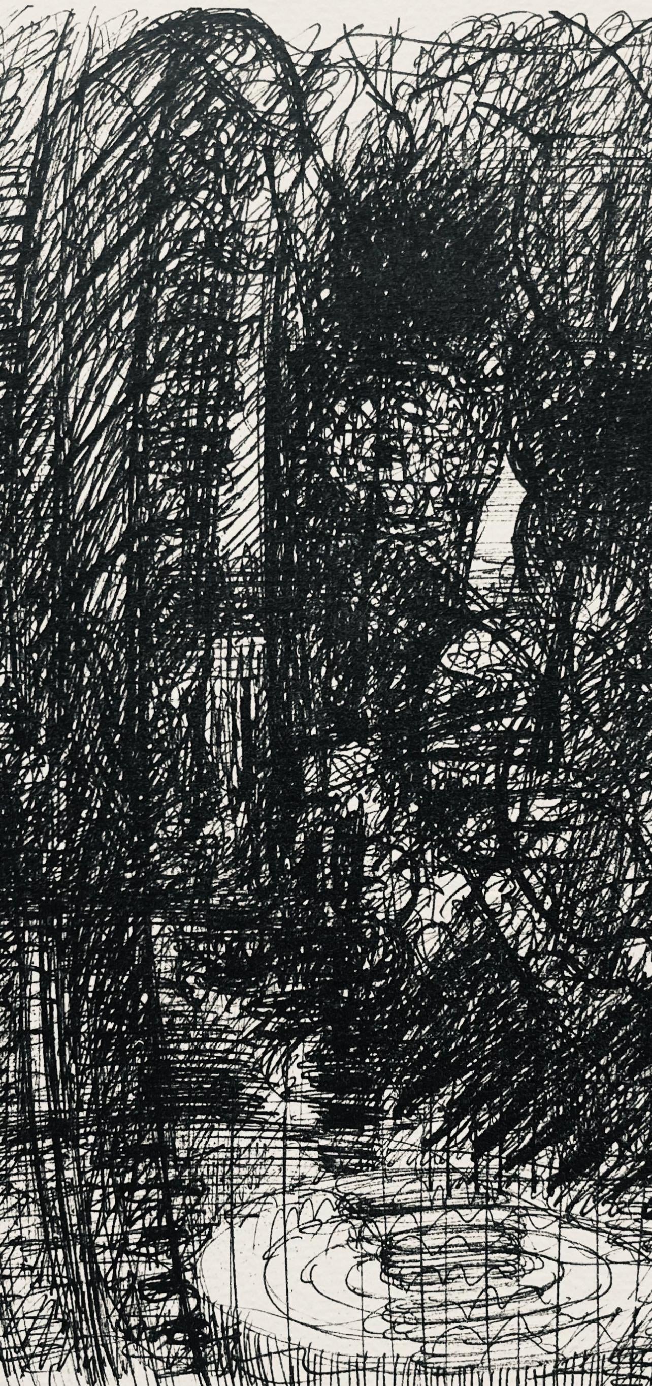 Marcel Gromaire, Composition, Gromaire, Lithograph