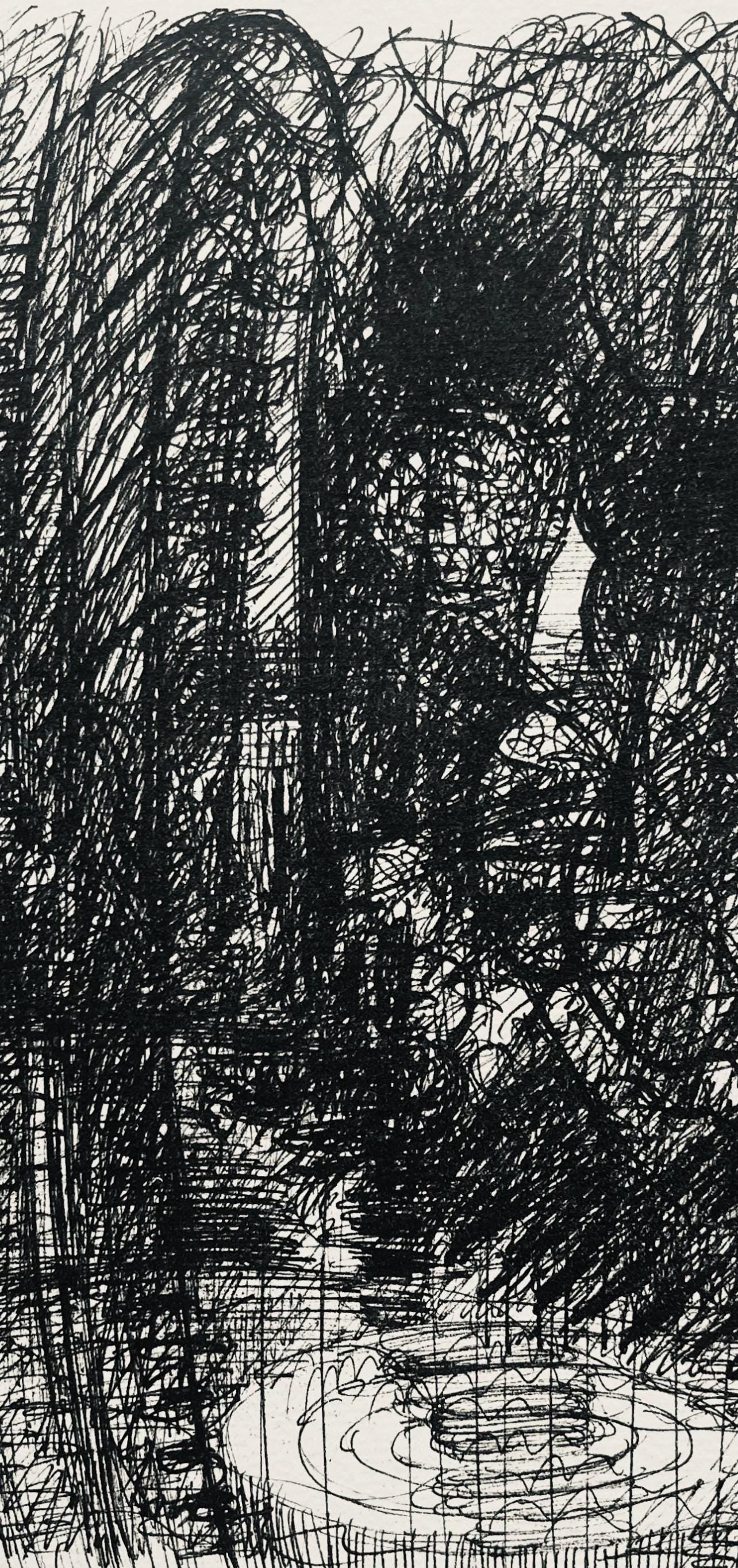 Marcel Gromaire, Composition, Gromaire, Lithograph