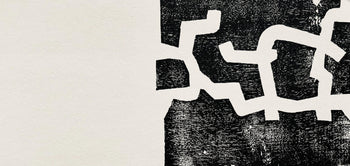 Eduardo Chillida, Composition, Derrire Le Miroir, Woodcut