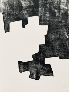 Eduardo Chillida, Composition, Derrire Le Miroir, Woodcut