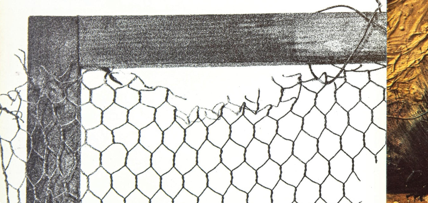 Paul Rebeyrolle, Composition, Derrire Le Miroir, Lithograph