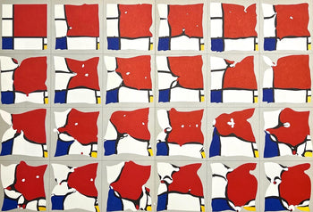 Pol Bury, Composition, Hommage Aim Et Marguerite Maeght, Derrire Le Miroir, Lithograph