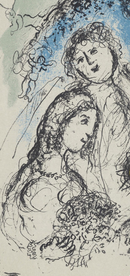 Marc Chagall, Composition (Mourlot 993), Hommage Aim Et Marguerite Maeght, Derrire Le Miroir,