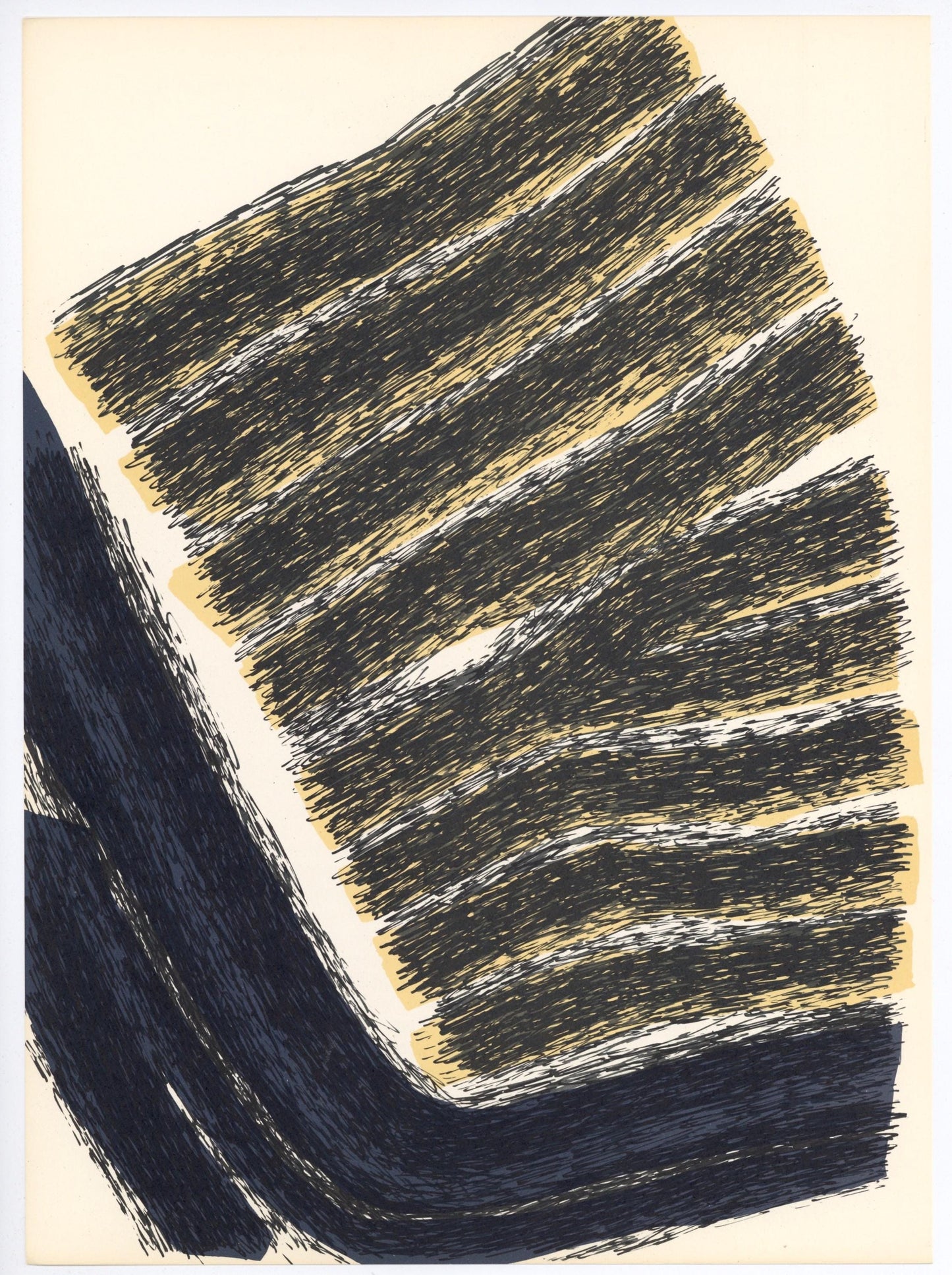 Raoul Ubac, Composition, Derrire Le Miroir, Lithograph