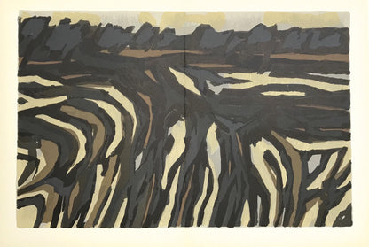 Raoul Ubac, Composition, Derrire Le Miroir, Lithograph