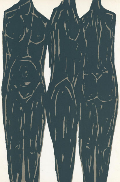 Raoul Ubac, Composition, Derrire Le Miroir, Lithograph