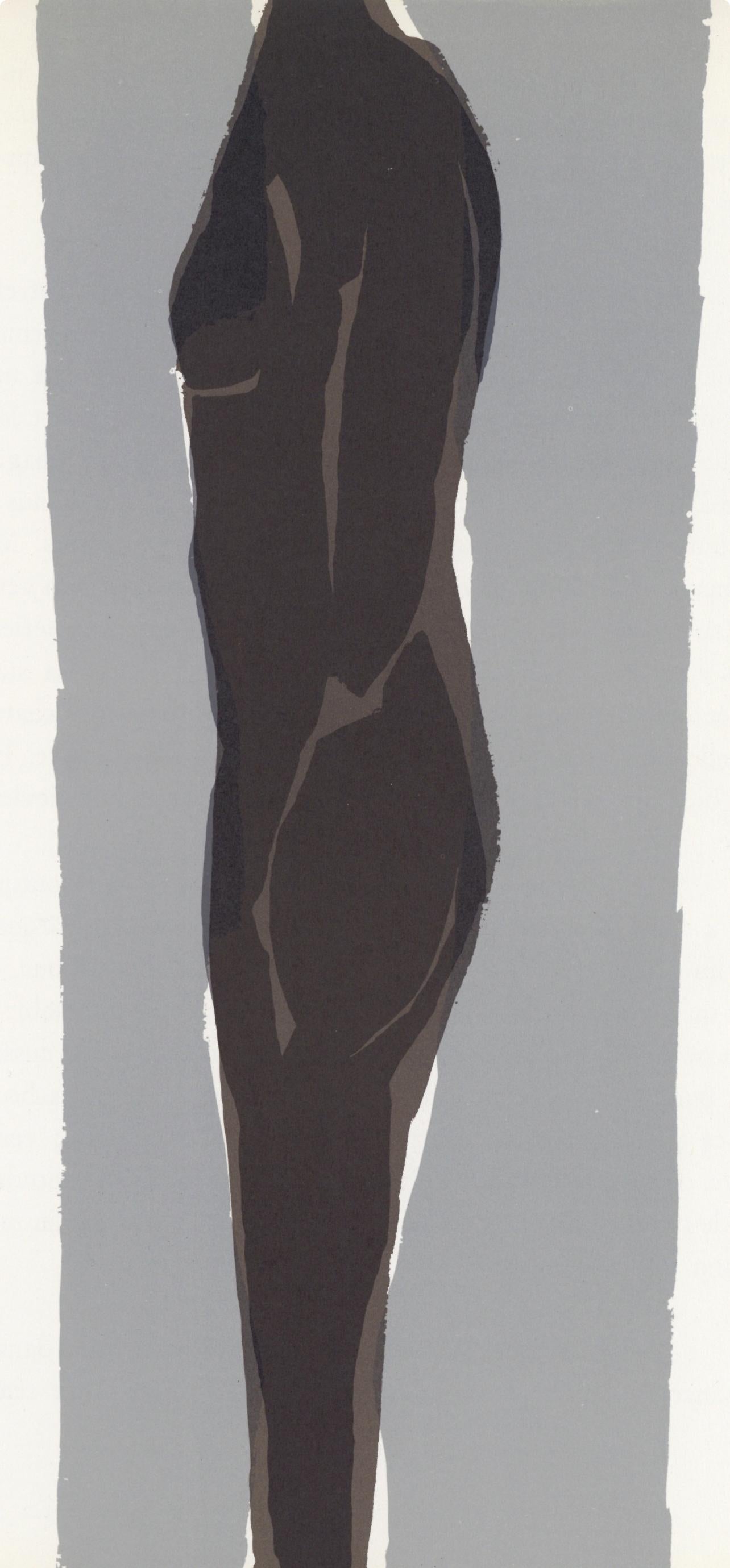 Raoul Ubac, Composition, Derrire Le Miroir, Lithograph